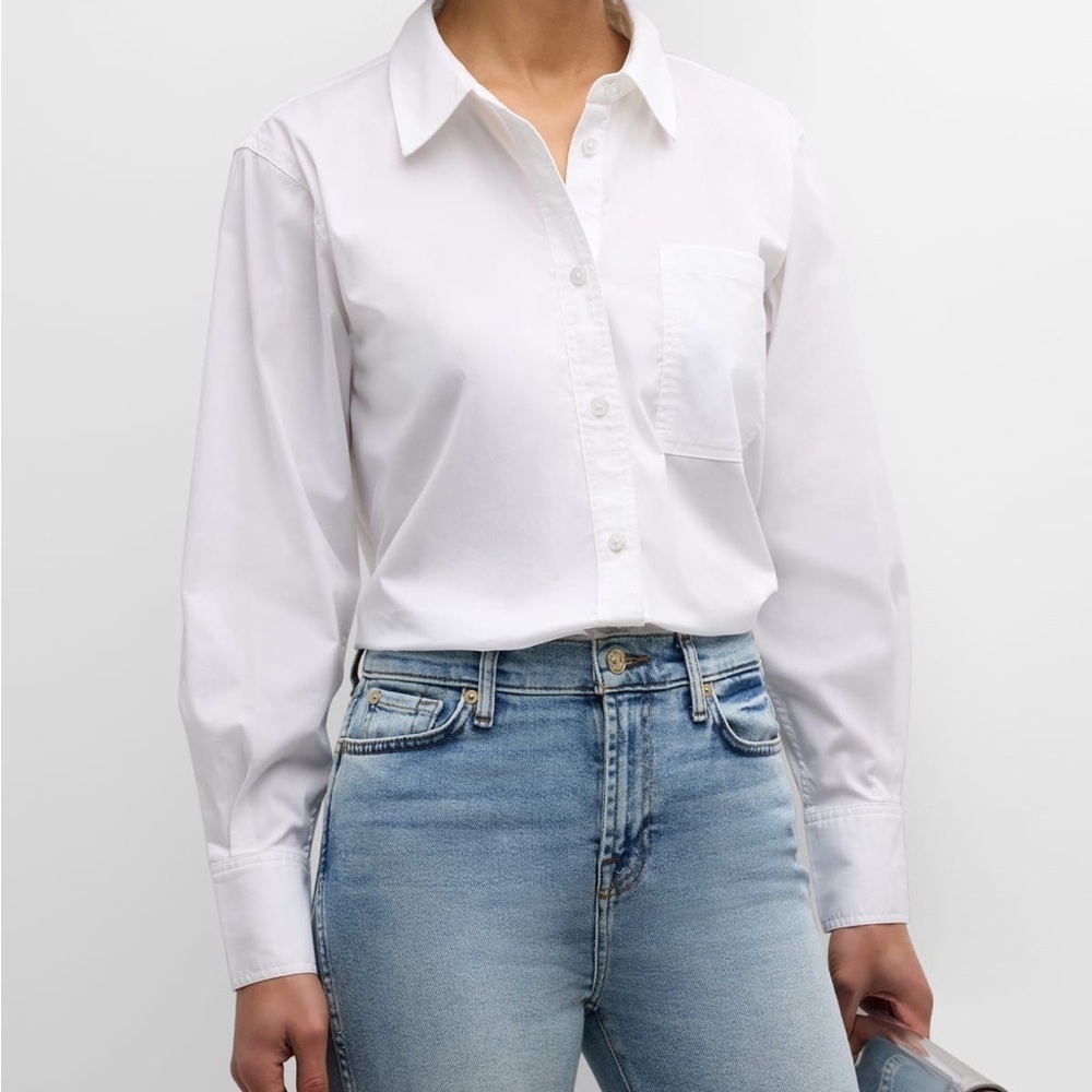 7 For All Mankind Button-up Blouse Sz S-NWOT